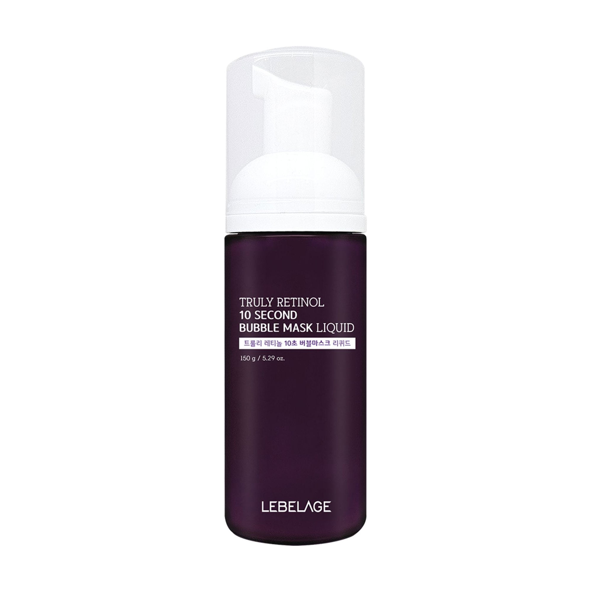 Піниста маска для обличчя Lebelage Truly Retinol 10 Second Bubble Mask Liquid, 150 г
